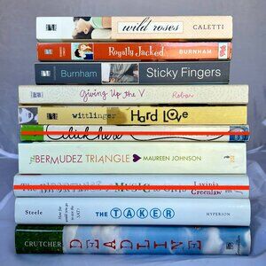 Young Adult Fiction Novels LOT of 9 - Various Authors - Paperback & Hardcover